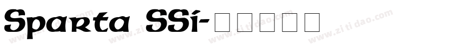 Sparta SSi字体转换